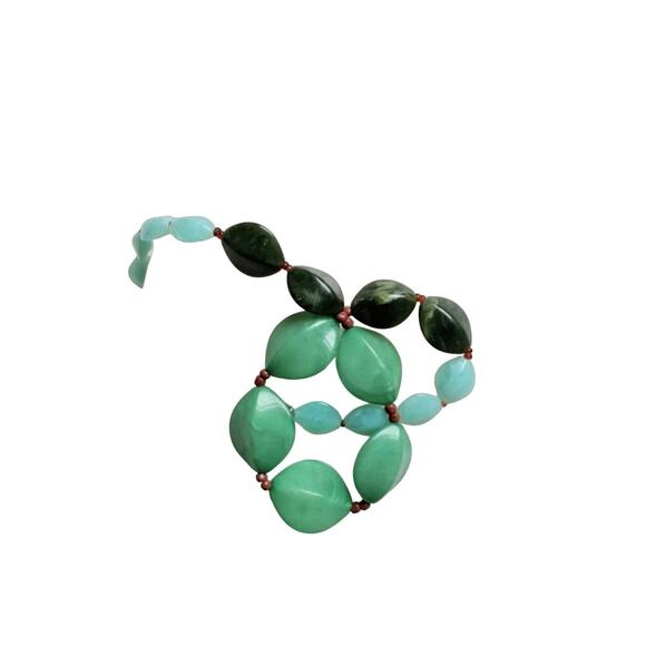 Necklace Jewelry - Statement Necklace In Green And Blue